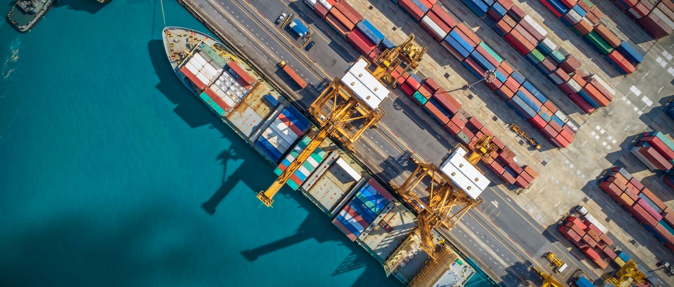 Logistics transportation Container Cargo ship Cargo plane crane bridge shipyard logistic import export transport industry